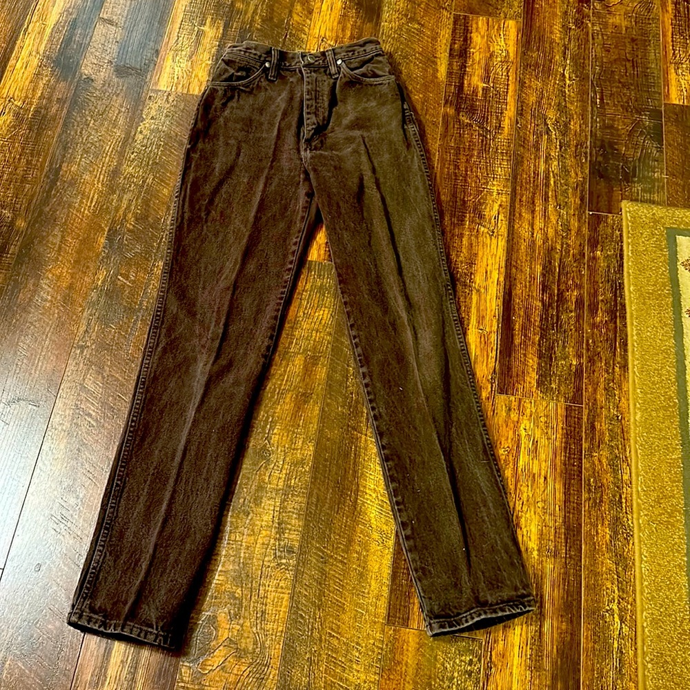 Brown bareback wrangler vintage size 5/6 x34 jeans